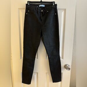 7 For All Mankind Black Skinny Jeans